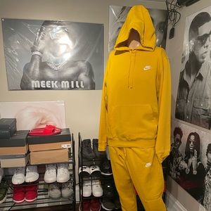Yellow Nike hoodie